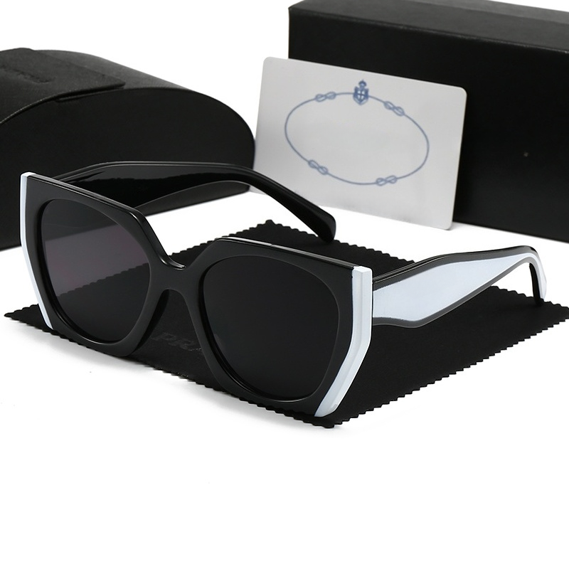 T588-1211 Polygonal fashion large frame glasses with UV protection
