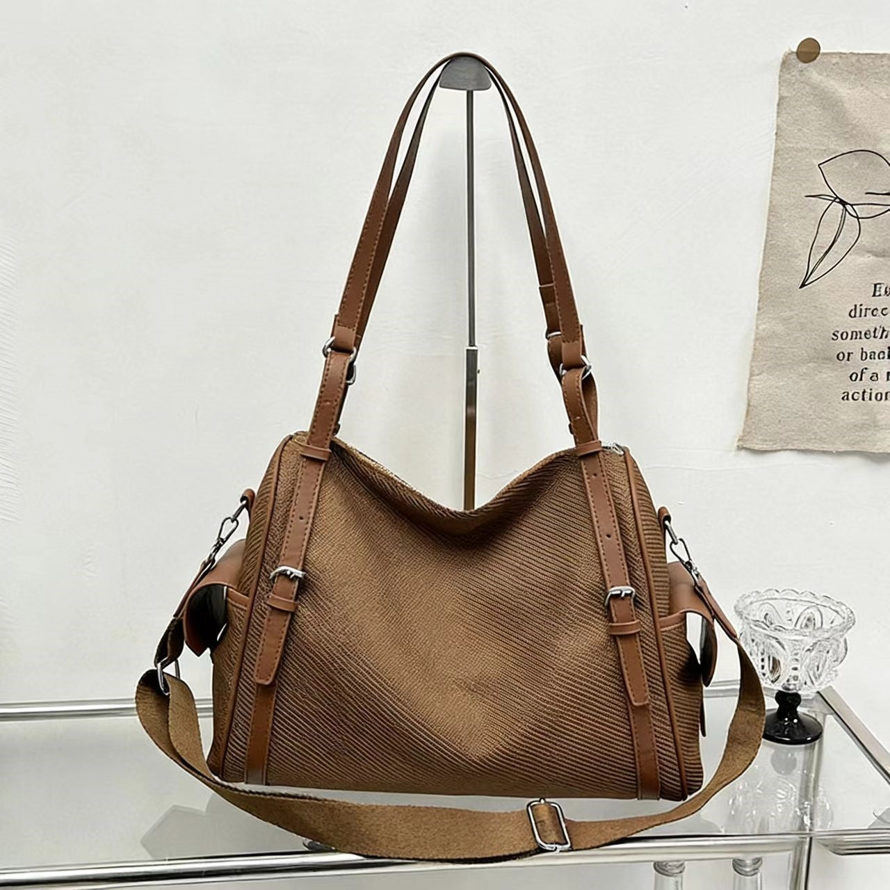T588-1100 Retro armpit casual versatile temperament crossbody bag