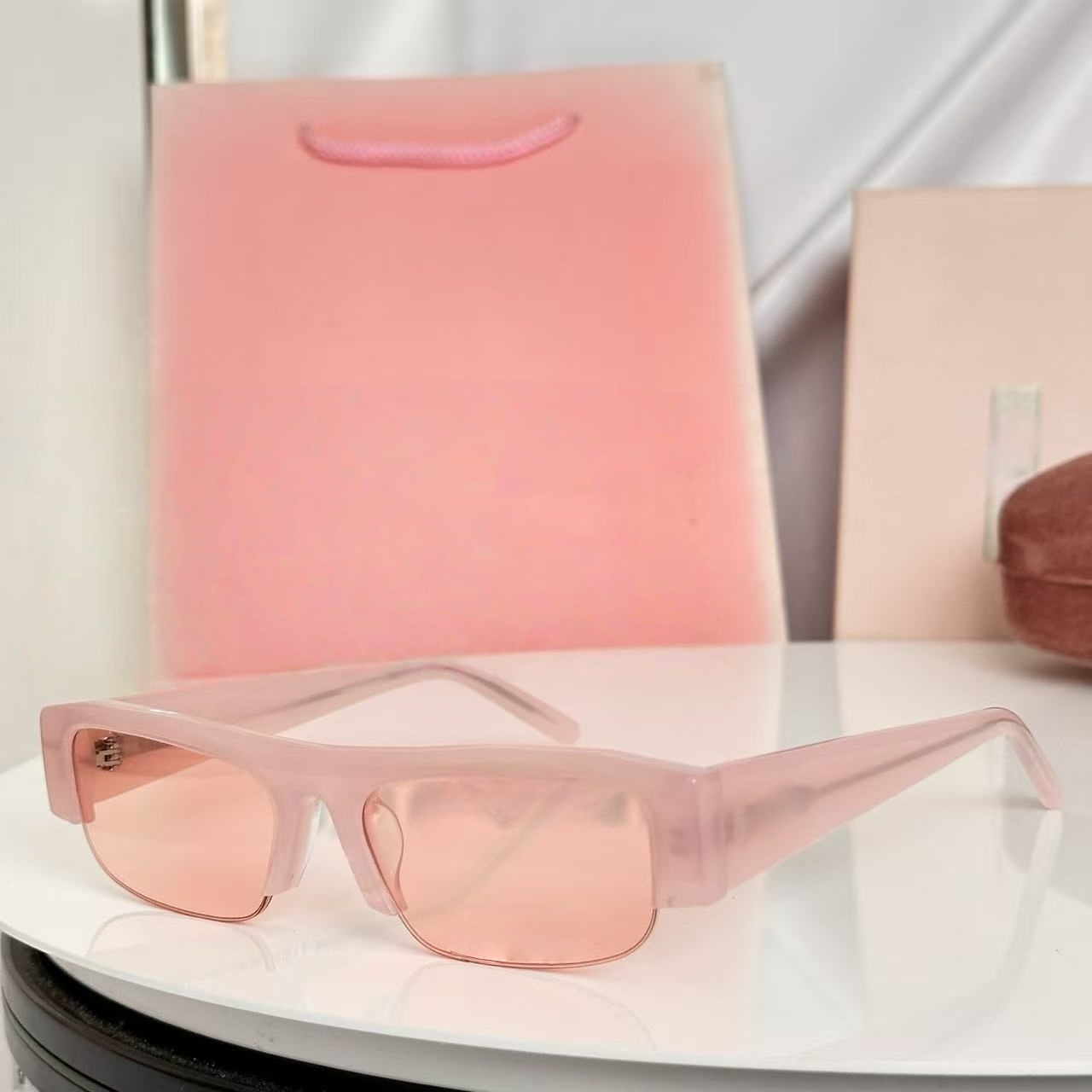 T588-1194   Light blocking, personalized, and versatile half frame glasses