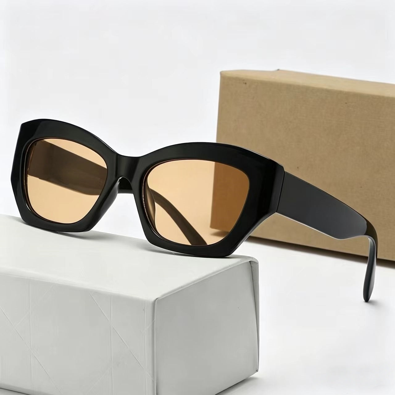 T588-1116 Fashionable and versatile blackout sunglasses, personalized and trendy