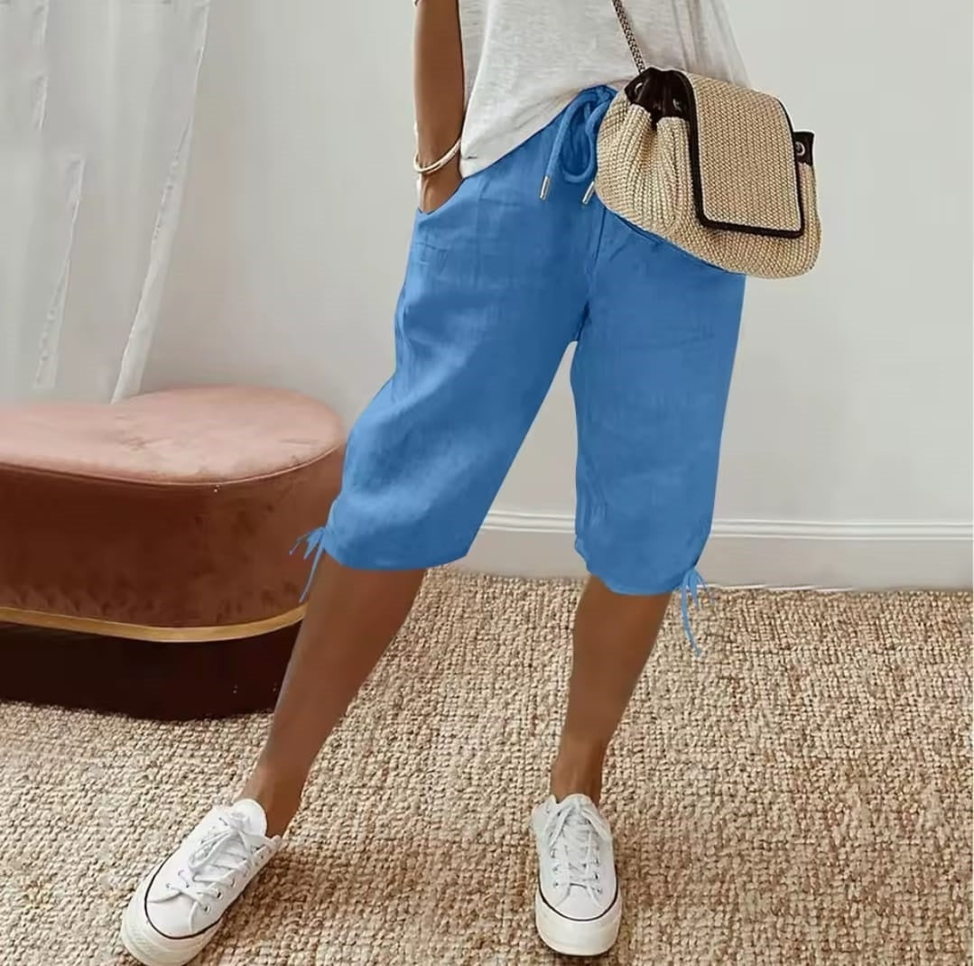 T588-950  Women's elastic drawstring pants