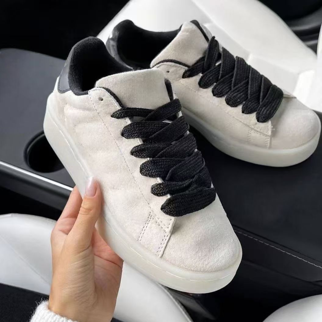 T588-1222  Casual loose flat sports shoes