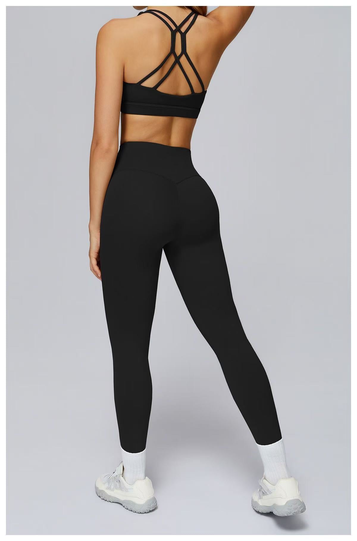 T588-899 Women's sports yoga suit set