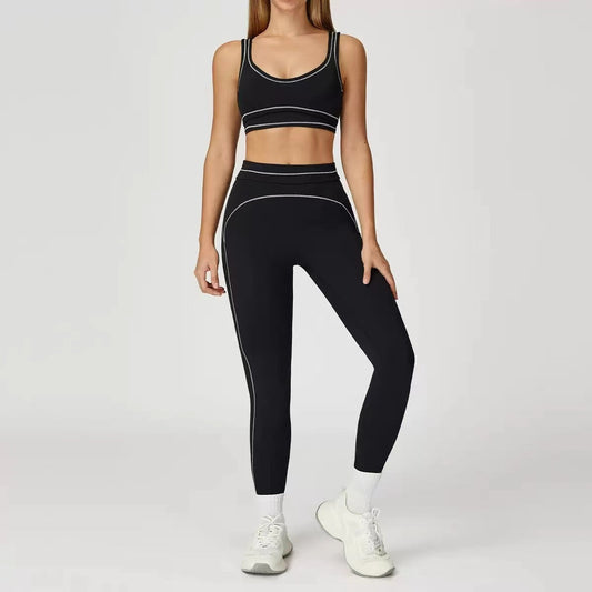 T588-900 Sports fitness yoga quick drying sports vest set
