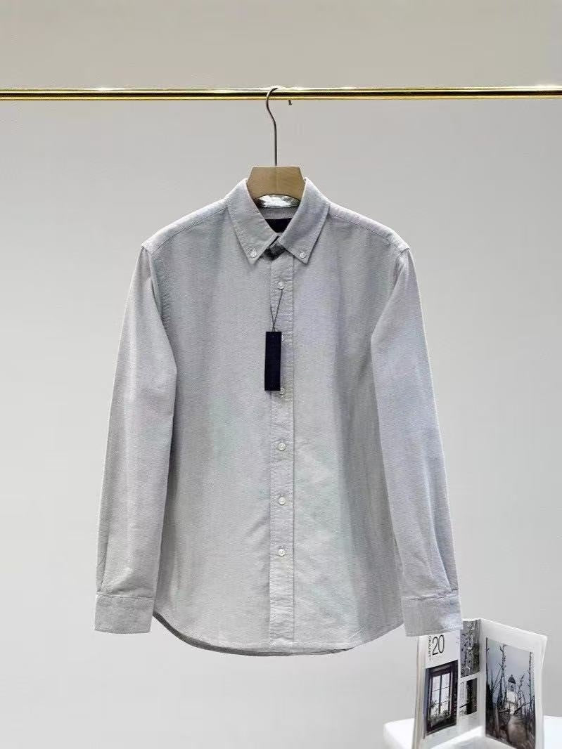 T588-962  Casual loose solid color long sleeved shirt