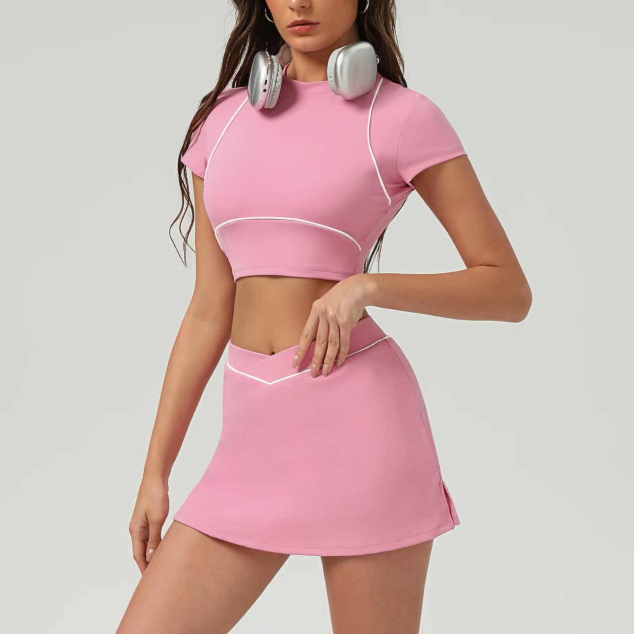 T588-985 Tennis sports suit, casual outdoor quick drying yoga
