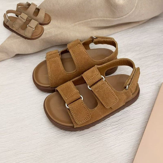 T588-1034  Children's sandals summer new British style casual soft sole