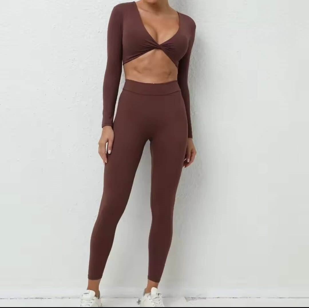 T588-921  Fitness new quick drying women's suit