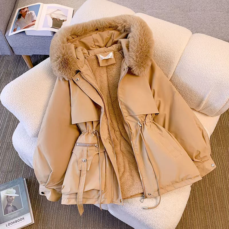 T588-358 Winter Parker hooded wool coat -GYYF