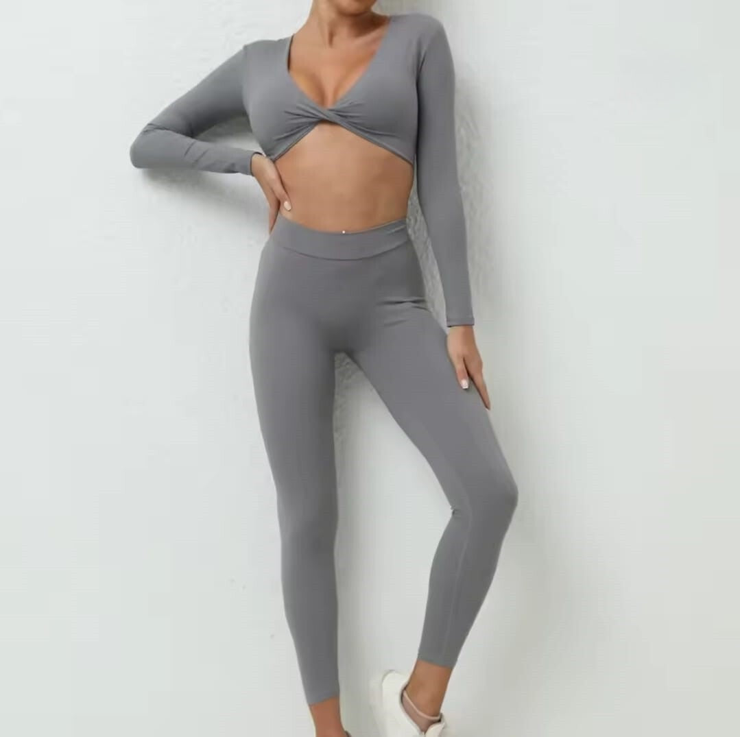 T588-921  Fitness new quick drying women's suit