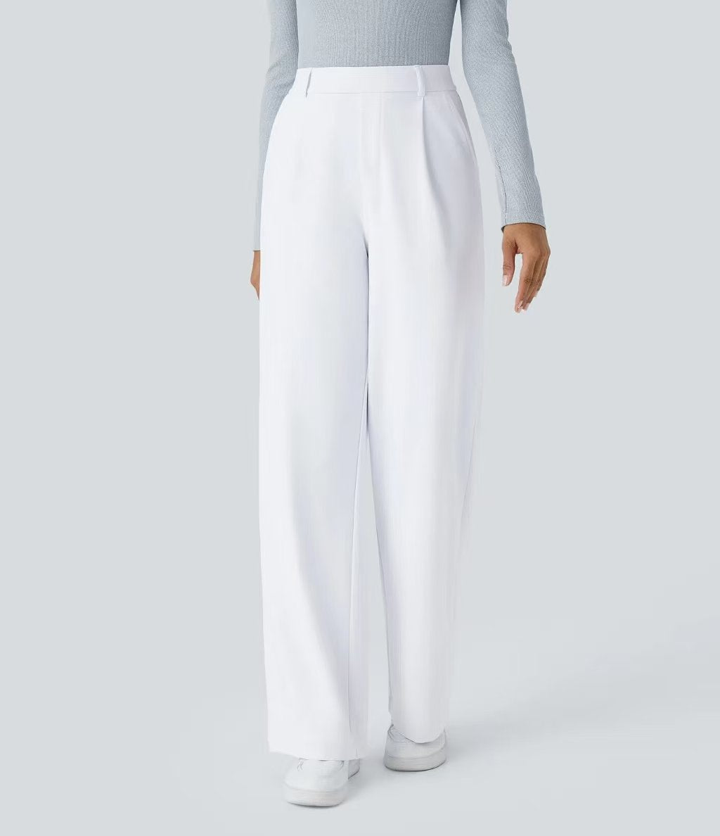 T588-953 Ladies' loose suit long pants outdoor casual straight tube