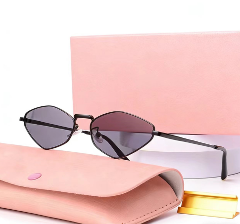 T588-1048    Polygonal women's sun shading personalized sunglasses