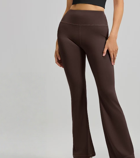 T588-1096 Sports yoga micro flared wide leg fitness pants